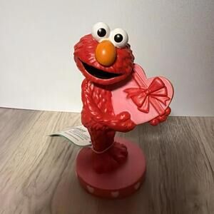 Sesame Street Valentine Elmo Holding Heart Shape Box